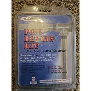 PIPE‎ REPAIR KIT FAST LONG LASTING BY RECTORSEAL, STOPS PIPE LEAKS, 82112, NEW